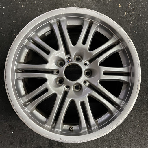 18" BMW M3 01-06 18x8 , , chrome shadow finish Original OEM Wheel Rim - Angle View