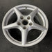 18" PORSCHE 911 05 997 model, 18x8 Original OEM Wheel Rim - Close-Up Detail