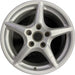 18" PORSCHE 911 05 997 model, 18x8 Original OEM Wheel Rim - Front View