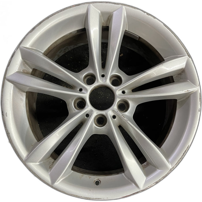 18" BMW 320i 16-18 18x8 , 5 spoke, double spoke, narrow spoke Original OEM - Front View