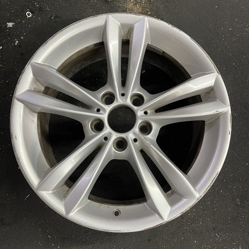 18" BMW 320i 16-18 18x8 , 5 spoke, double spoke, narrow spoke Original OEM - Angle View