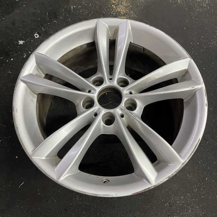 18" BMW 320i 16-18 18x8 , 5 spoke, double spoke, narrow spoke Original OEM - Side Profile