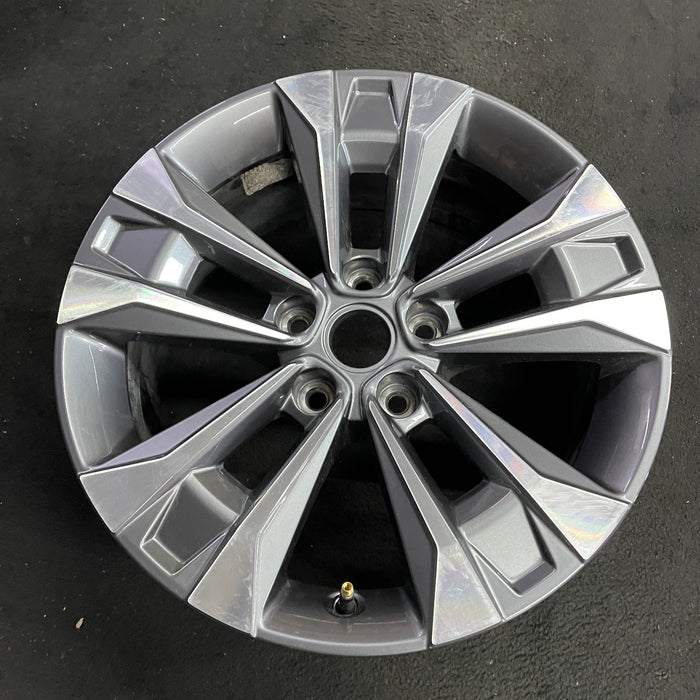 17" EQUINOX 25 17x7.5, , double spoke Original OEM Wheel Rim - Side Profile