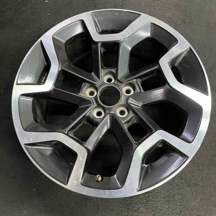 17" XV CROSSTREK 16 17x7 , factory, face Original OEM Wheel Rim - Side Profile