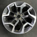 17" XV CROSSTREK 16 17x7 , factory, face Original OEM Wheel Rim - Side Profile
