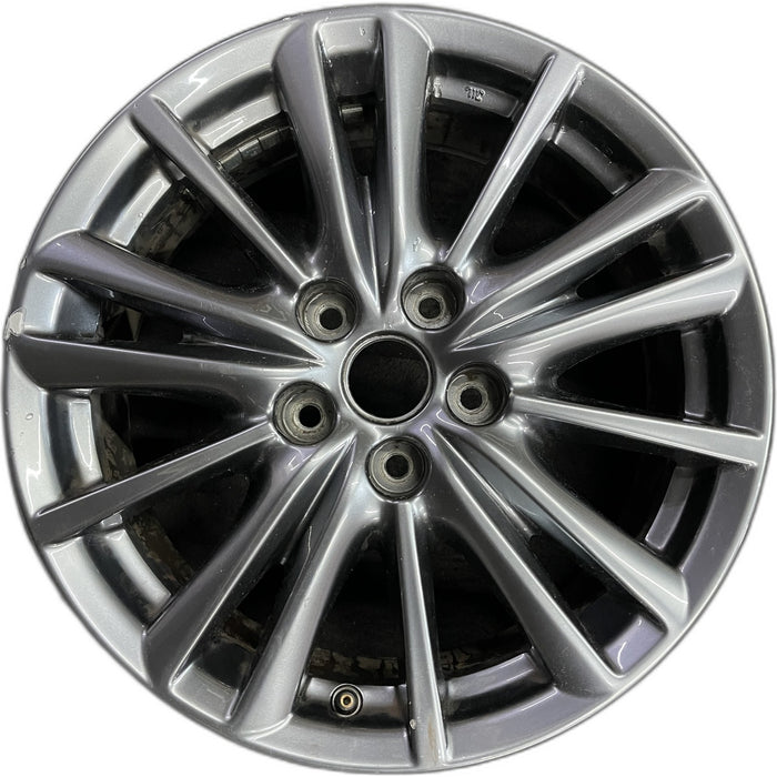 17" MAZDA CX-5 17-18 aluminum, 17x7 Original OEM Wheel Rim - Front View