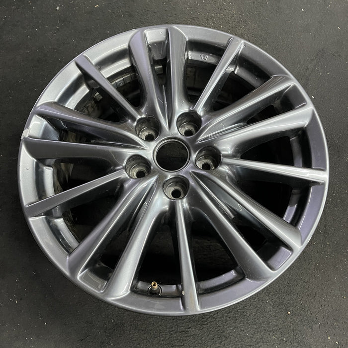17" MAZDA CX-5 17-18 aluminum, 17x7 Original OEM Wheel Rim - Side Profile