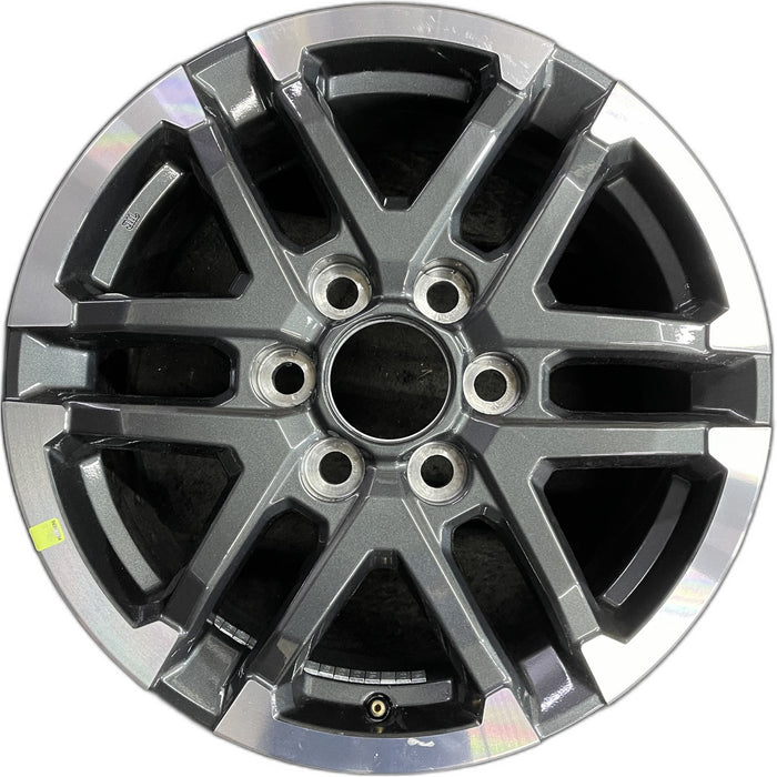 18" TACOMA 24 18x7.5, 6 Y spoke Original OEM Wheel Rim - Front View