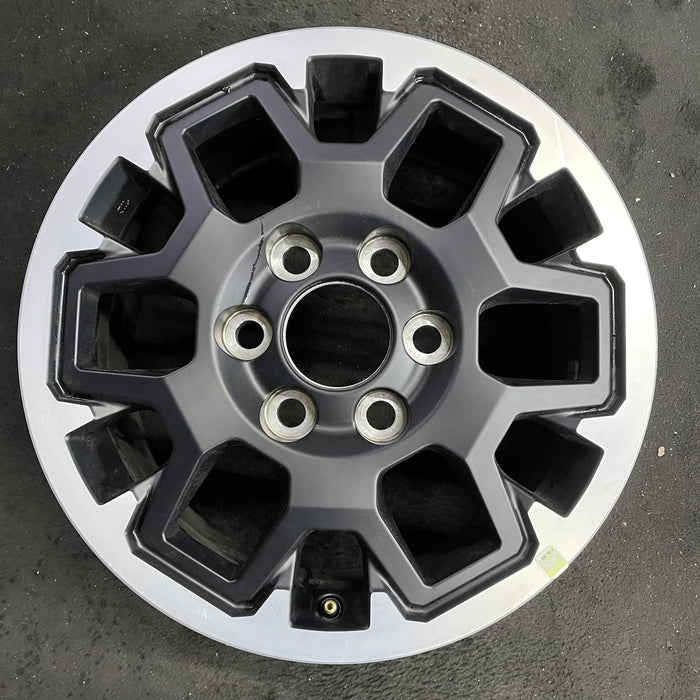 17" TACOMA 24 17x7.5, black Original OEM Wheel Rim - Angle View