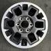 17" TACOMA 24 17x7.5, black Original OEM Wheel Rim - Angle View