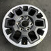 17" TACOMA 24 17x7.5, black Original OEM Wheel Rim - Side Profile