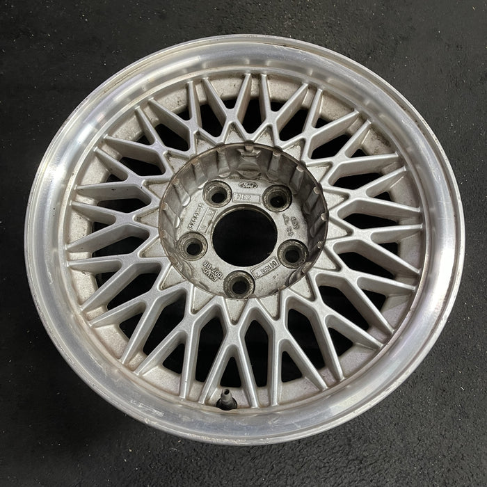 15" COUGAR 92 15x6.5 , w/Anniversary package Original OEM Wheel Rim - Side Profile