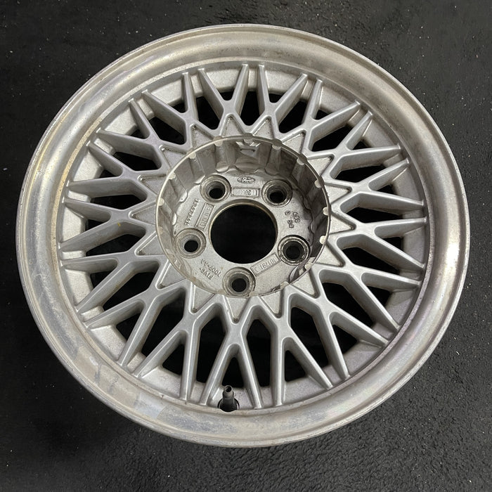15" COUGAR 92 15x6.5 , w/Anniversary package Original OEM Wheel Rim - Side Profile