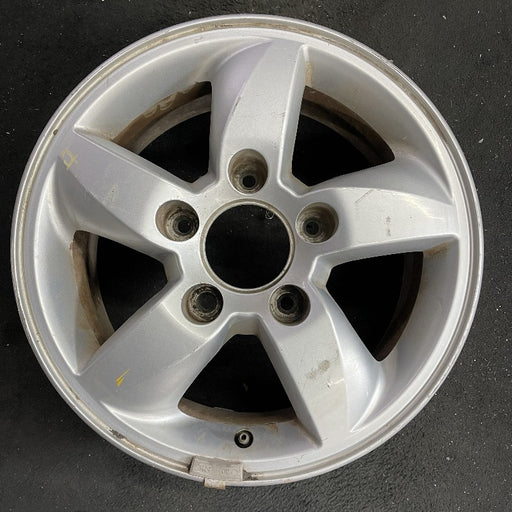 16" SORENTO 06 16x7 alloy 5 spoke curved spoke Original OEM Wheel Rim - Front View