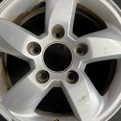 16" SORENTO 06 16x7 alloy 5 spoke curved spoke Original OEM Wheel Rim - Angle View