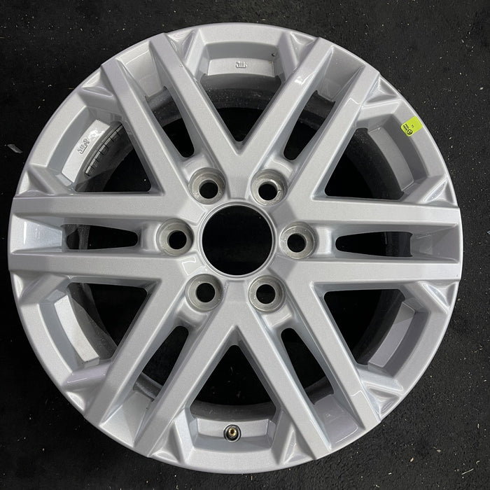 18" SEQUOIA 23-24 18x7.5, 6 double spoke, silver Original OEM Wheel Rim - Angle View