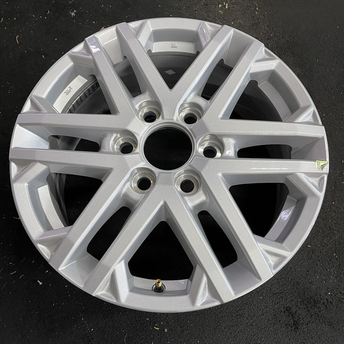 18" SEQUOIA 23-24 18x7.5, 6 double spoke, silver Original OEM Wheel Rim - Side Profile