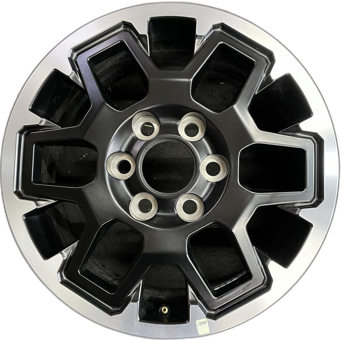 18" 4 RUNNER 25 18x7.5, machined finish Original OEM Wheel Rim - Front View