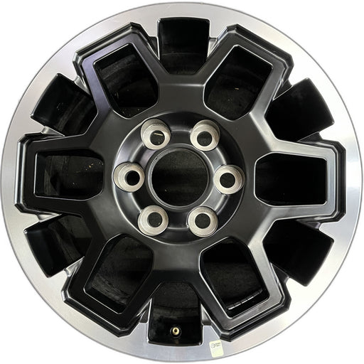 18" 4 RUNNER 25 18x7.5, machined finish Original OEM Wheel Rim - Front View