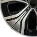20" EQE-CLASS SUV 23-24 294 Type 20x8.5 5 spoke w/o mesh cut-outs; black - Back View