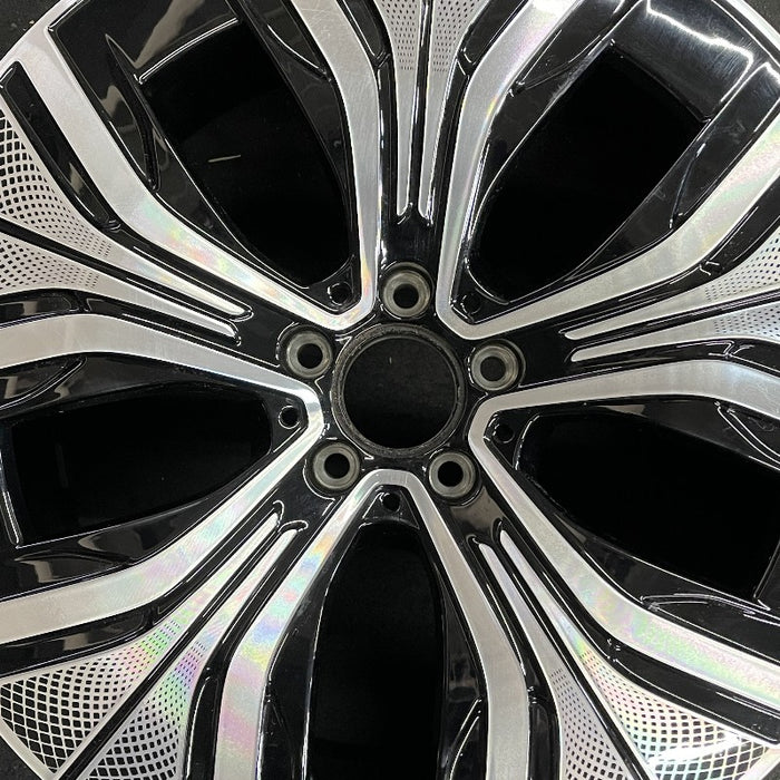 20" EQE-CLASS SUV 23-24 294 Type 20x8.5 5 spoke w/o mesh cut-outs; black - Angle View