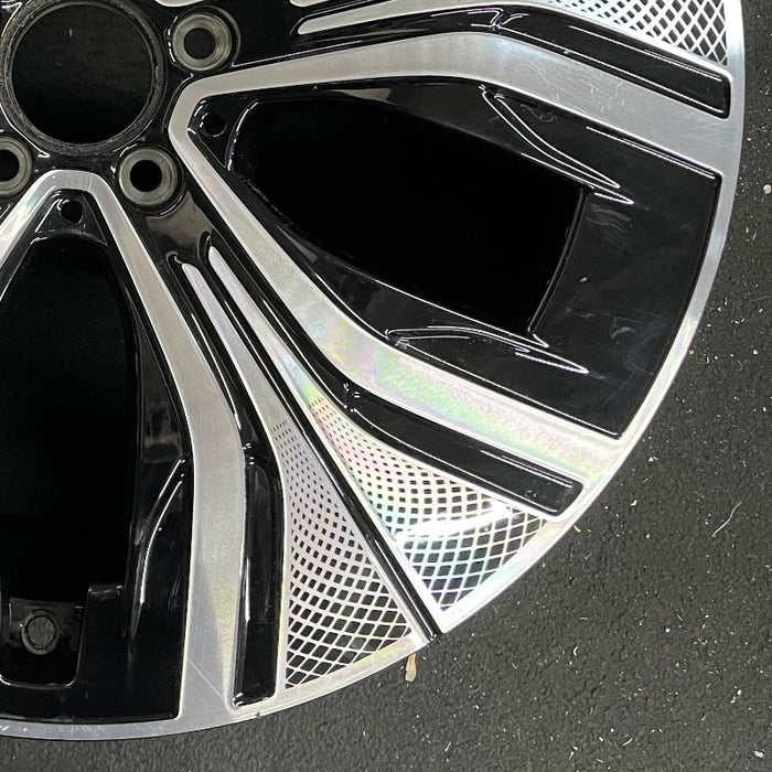 20" EQE-CLASS SUV 23-24 294 Type 20x8.5 5 spoke w/o mesh cut-outs; black - Back View