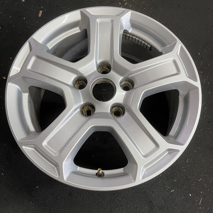 17" WRANGLER 18 VIN X , 17x7.5, , aluminum, straight spoke, w/recessed outer - Side Profile