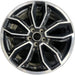 19" MUSTANG 13-14 19x8.5 , machined edges , 5 split spoke, Y spoke design - Front View