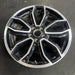 19" MUSTANG 13-14 19x8.5 , machined edges , 5 split spoke, Y spoke design - Side Profile