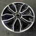 19" MUSTANG 13-14 19x8.5 , machined edges , 5 split spoke, Y spoke design - Close-Up Detail