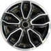 19" MUSTANG 13-14 19x8.5 , machined edges , 5 split spoke, Y spoke design - Front View