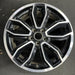 19" MUSTANG 13-14 19x8.5 , machined edges , 5 split spoke, Y spoke design - Angle View