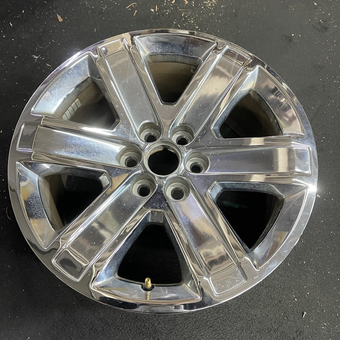 18" CANYON 16-17 18x8.5, 6 solid spokes Original OEM Wheel Rim - Side Profile