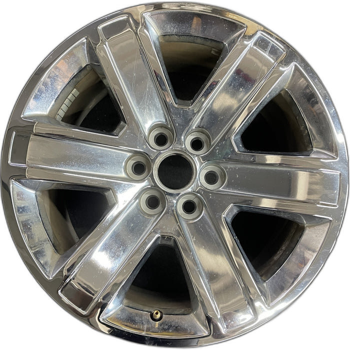 18" CANYON 16-17 18x8.5, 6 solid spokes Original OEM Wheel Rim - Front View