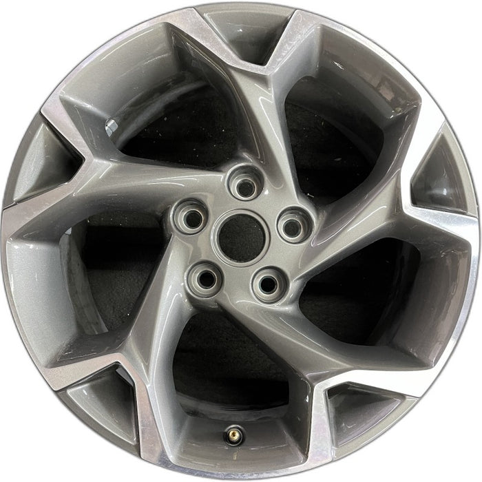 17" TRAX 24 17x7.5 gray opt Q7D Original OEM Wheel Rim - Front View