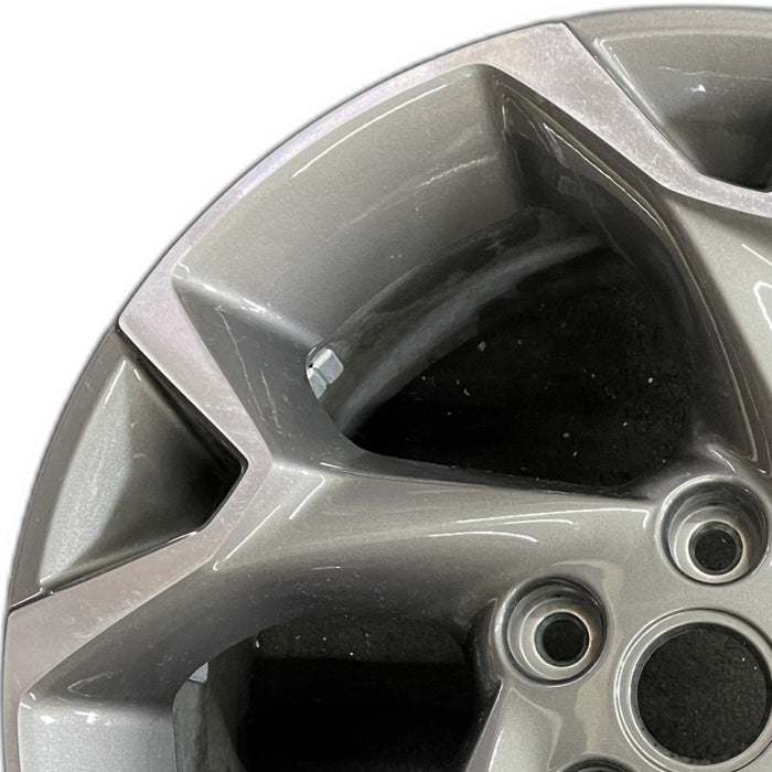 17" TRAX 24 17x7.5 gray opt Q7D Original OEM Wheel Rim - Angle View