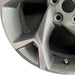 17" TRAX 24 17x7.5 gray opt Q7D Original OEM Wheel Rim - Back View