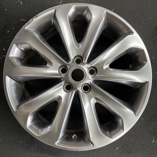 20" RANGE ROVER 13-17 , 20x8.5, , shadow chrome Original OEM Wheel Rim - Angle View