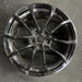 19" CORVETTE 12 19x10, front, 10 spoke, black, no red stripe Original OEM Wheel - Angle View