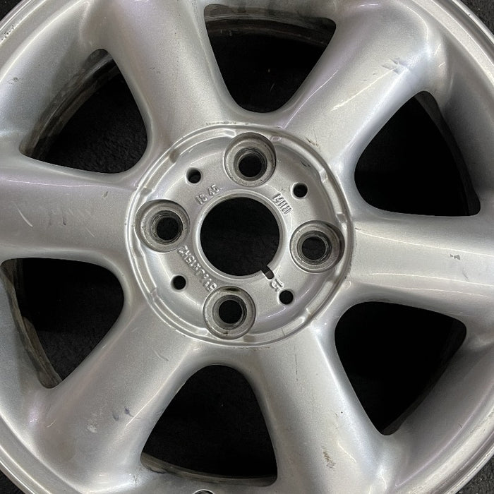 15" CLUBMAN 08-14 15x5.5 alloy 6 spoke covered lug nuts silver Original OEM Wheel Rim