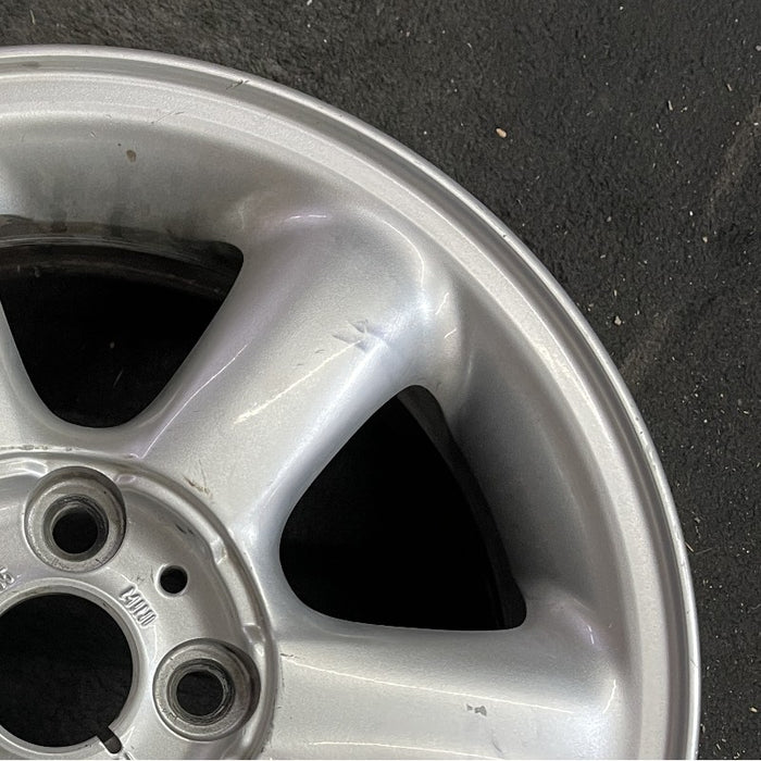 15" CLUBMAN 08-14 15x5.5 alloy 6 spoke covered lug nuts silver Original OEM Wheel Rim