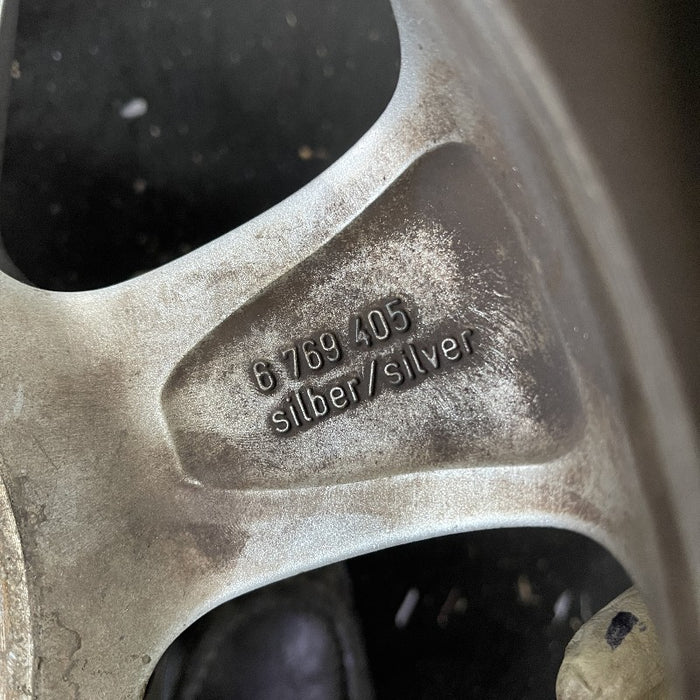 15" CLUBMAN 08-14 15x5.5 alloy 6 spoke covered lug nuts silver Original OEM Wheel Rim