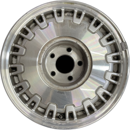 16" DEVILLE 97 16x7 , 32 rib, brushed finish Original OEM Wheel Rim - Front View