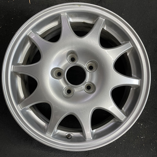 16" SAAB 9-5 99-01 16x6.5 , 10 spoke Original OEM Wheel Rim - Angle View