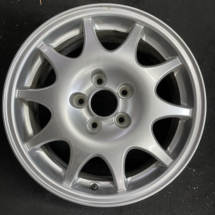 16" SAAB 9-5 99-01 16x6.5 , 10 spoke Original OEM Wheel Rim - Angle View