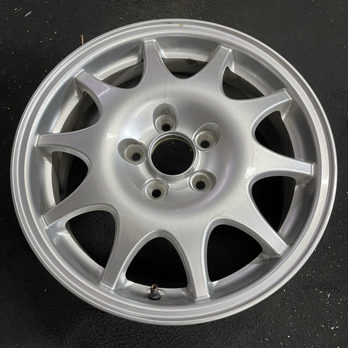 16" SAAB 9-5 99-01 16x6.5 , 10 spoke Original OEM Wheel Rim - Side Profile