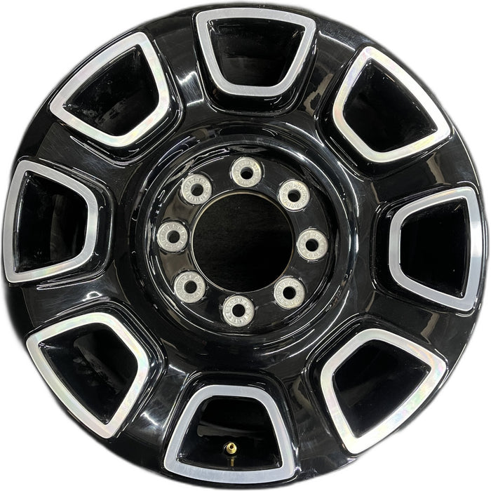 20" FORD F250SD PICKUP 23-24 20x8, , solid spoke, black, slotted spoke Original - Front View