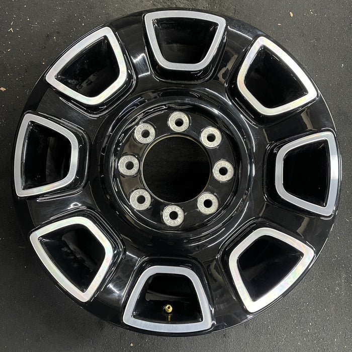 20" FORD F250SD PICKUP 23-24 20x8, , solid spoke, black, slotted spoke Original - Angle View