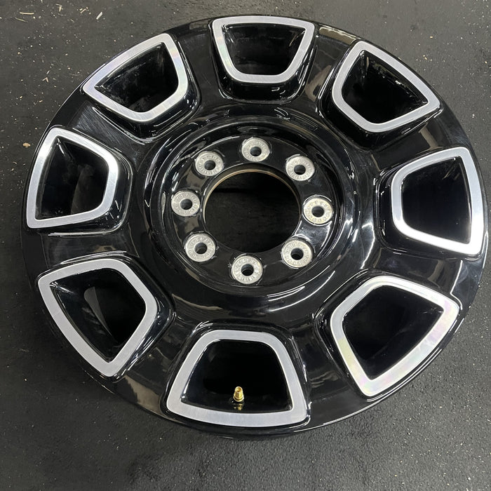 20" FORD F250SD PICKUP 23-24 20x8, , solid spoke, black, slotted spoke Original - Side Profile