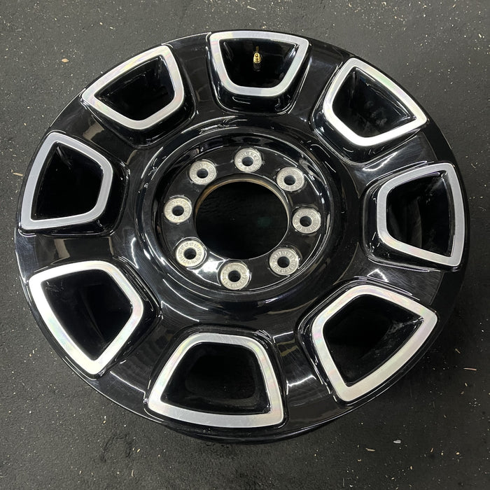 20" FORD F250SD PICKUP 23-24 20x8, , solid spoke, black, slotted spoke Original - Close-Up Detail